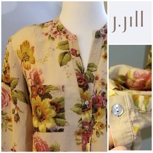 J. Jill flowered blouse/tunic